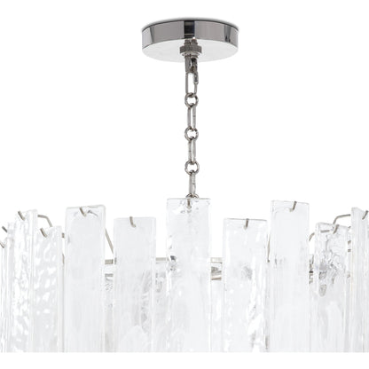 Glacier Chandelier by Regina Andrew. Made from glass in a transitional style.