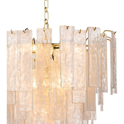 Glacier Chandelier by Regina Andrew. Made from glass in a transitional style.