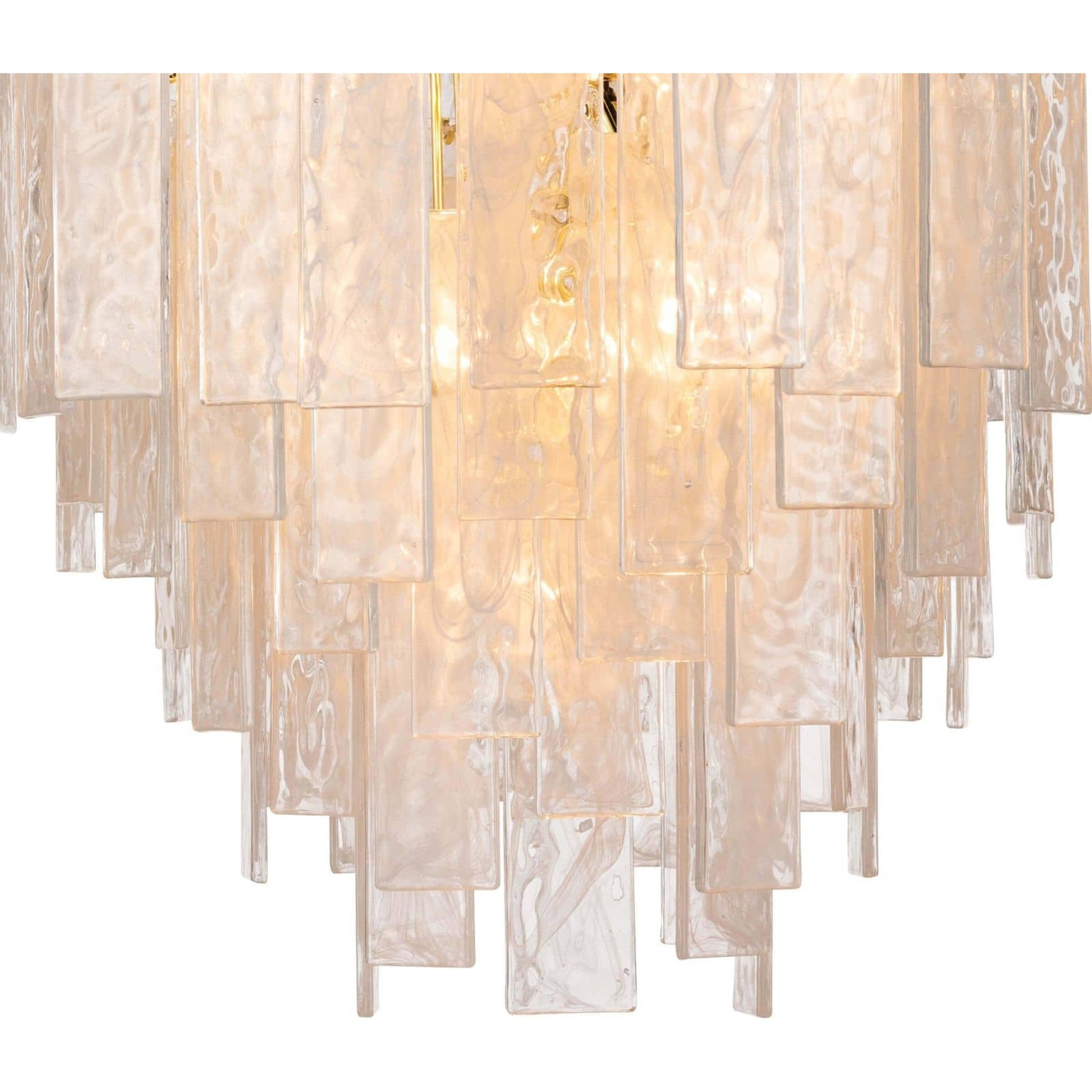 Glacier Chandelier by Regina Andrew. Made from glass in a transitional style.