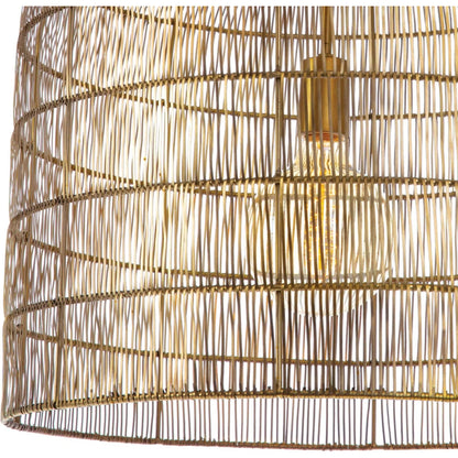 Fresco Pendant by Regina Andrew in brass. Made from iron in a coastal style.