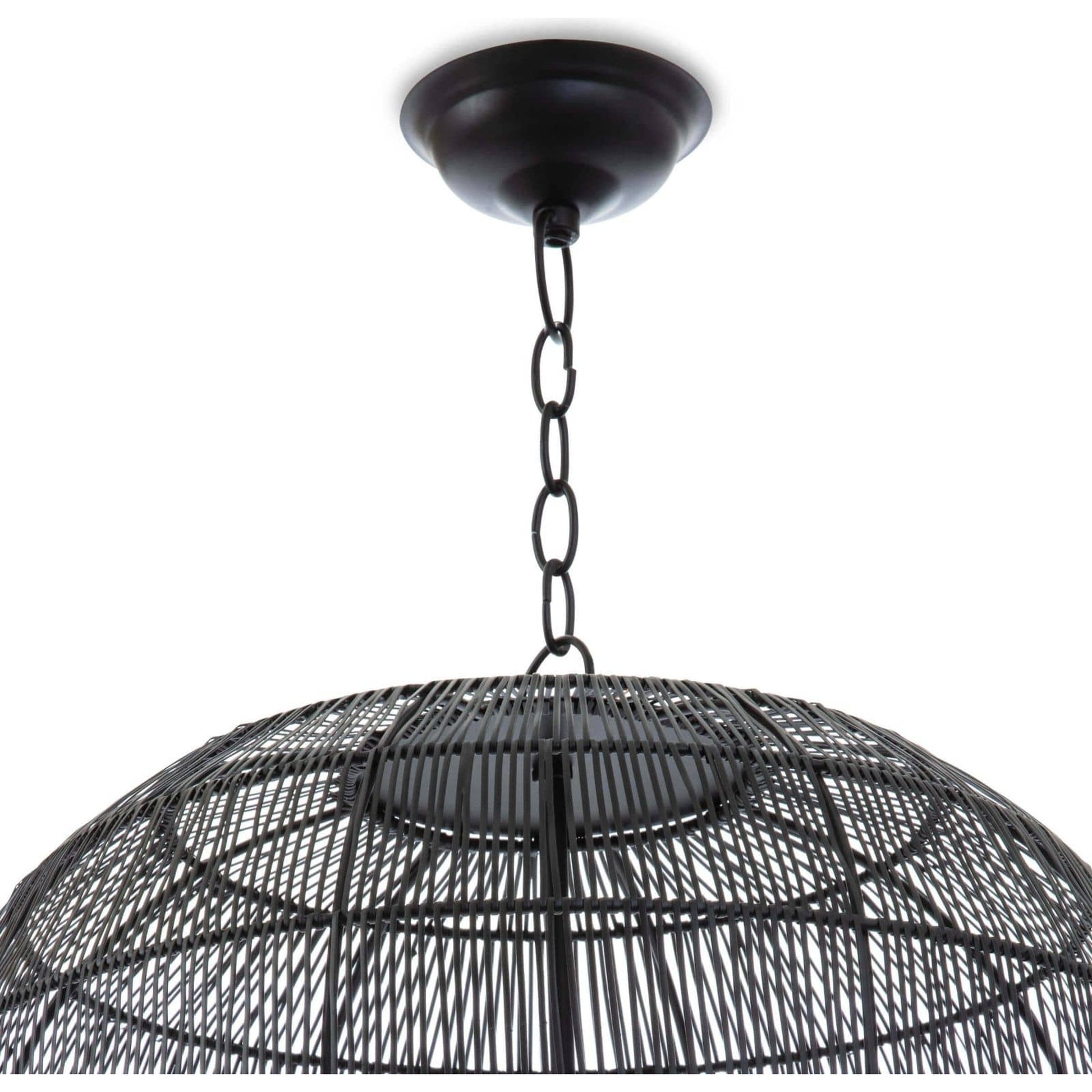 Fresco Pendant by Regina Andrew in brass. Made from iron in a coastal style.