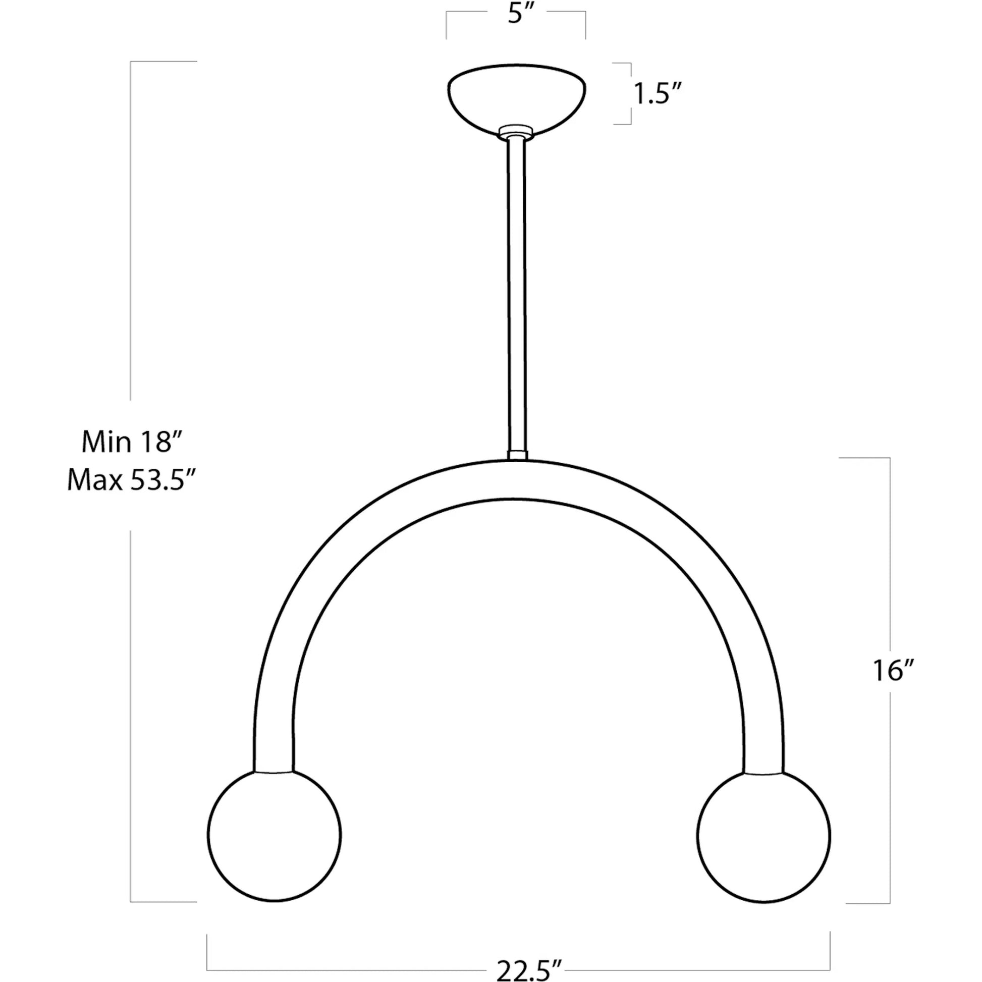 Happy Pendant by Regina Andrew. Made from steel in a modern style.