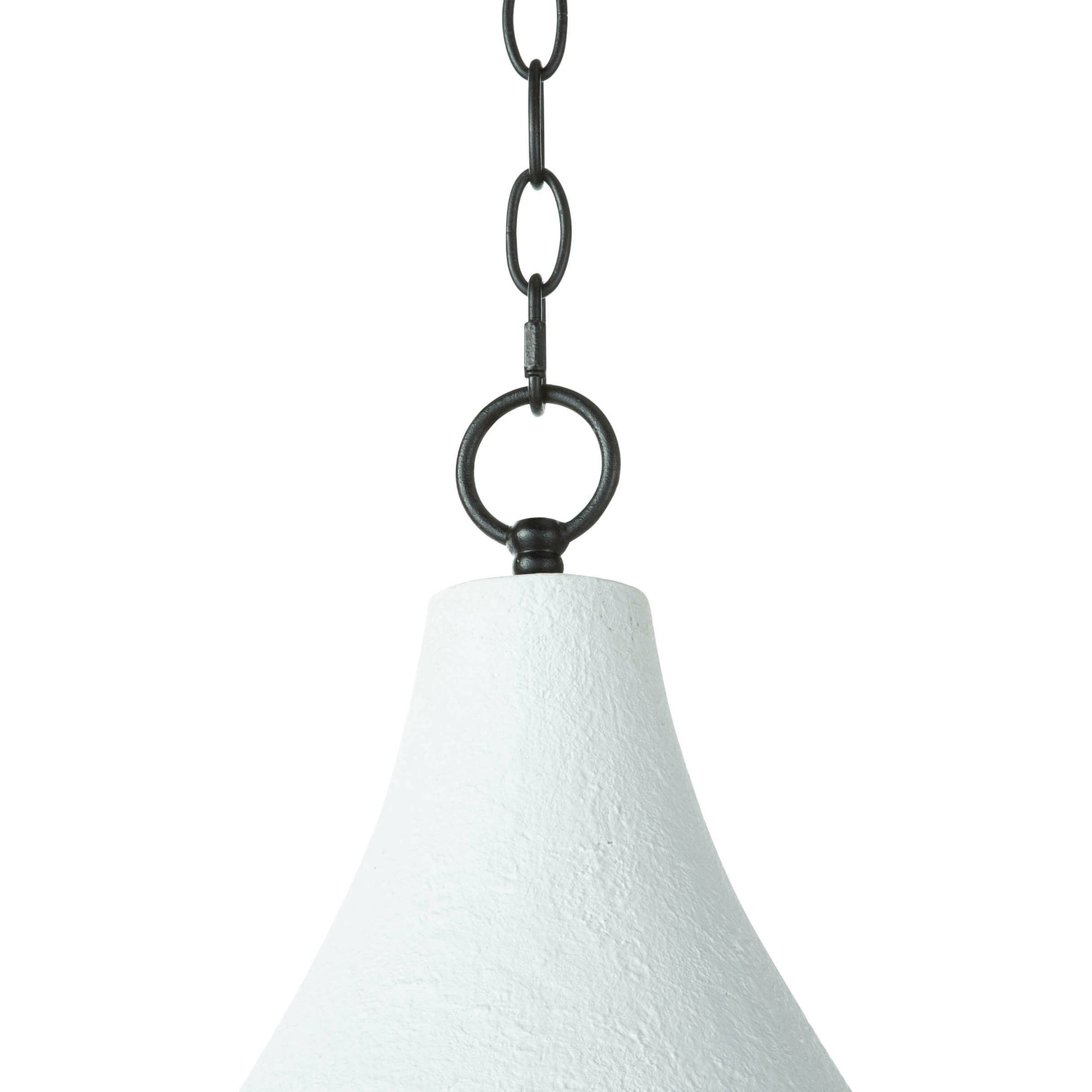 Billie Pendant by Regina Andrew in white. Made from concrete in a modern style.