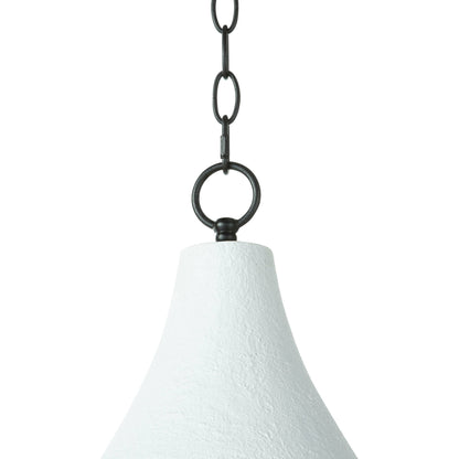Billie Pendant by Regina Andrew in white. Made from concrete in a modern style.