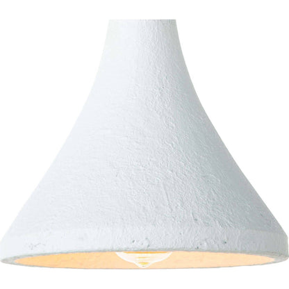 Billie Pendant by Regina Andrew in white. Made from concrete in a modern style.