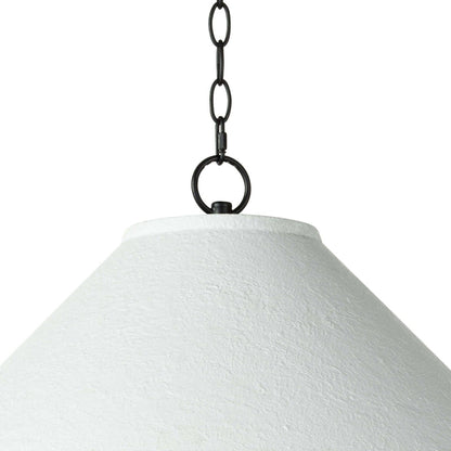Billie Pendant by Regina Andrew in white. Made from concrete in a modern style.