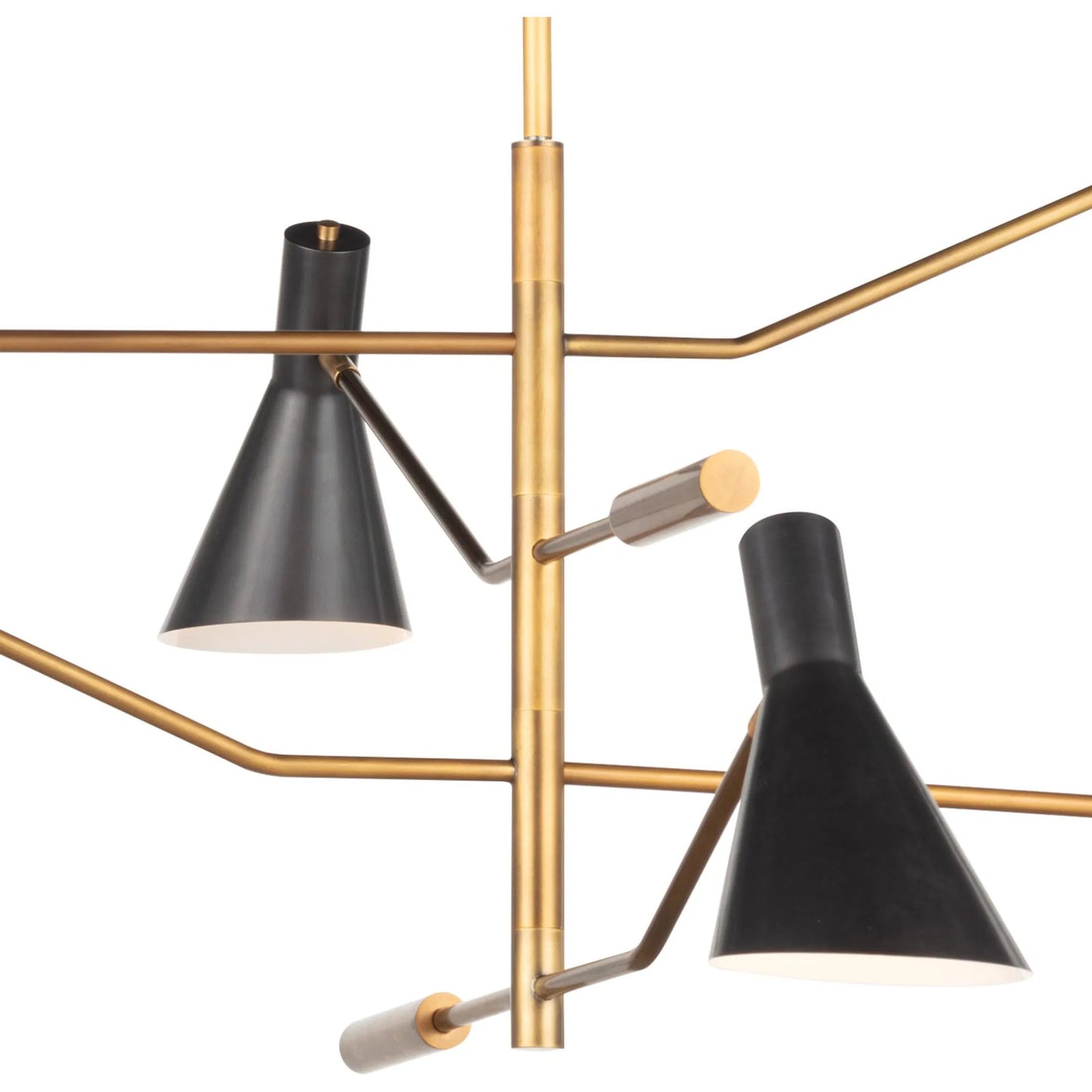 004 SI-1949157 | Closeup | Spyder Chandelier by Regina Andrew. Made from steel in a modern style.