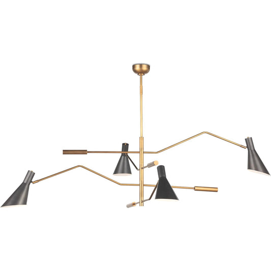Spyder Chandelier by Regina Andrew. Made from steel in a modern style.