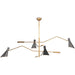 Spyder Chandelier by Regina Andrew. Made from steel in a modern style.