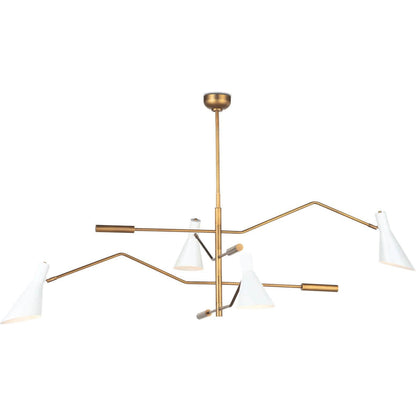 Spyder Chandelier by Regina Andrew. Made from steel in a modern style.
