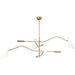 Spyder Chandelier by Regina Andrew. Made from steel in a modern style.