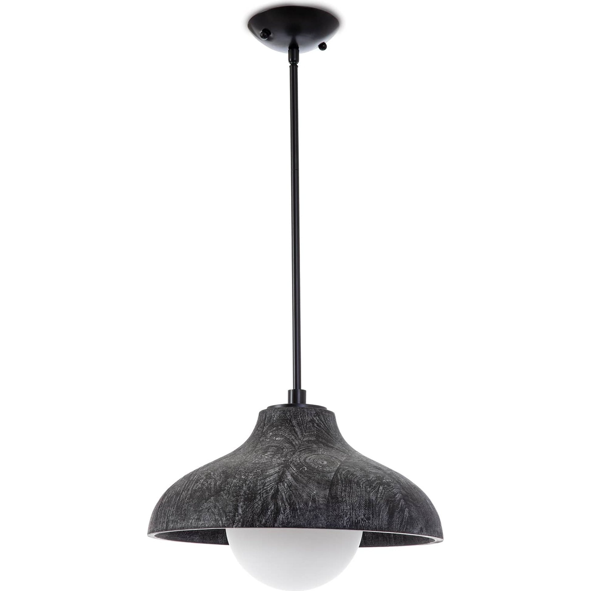 Surfside Pendant by Regina Andrew in ebony. Made from birch wood in a modern style.