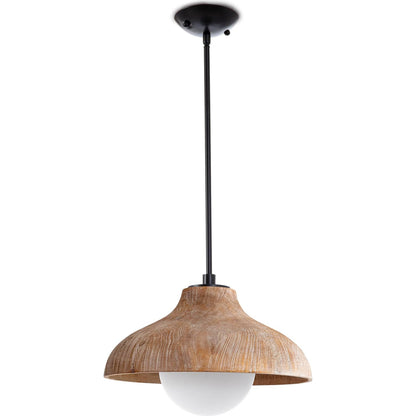 Surfside Pendant by Regina Andrew in ebony. Made from birch wood in a modern style.