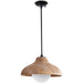 Surfside Pendant by Regina Andrew in ebony. Made from birch wood in a modern style.