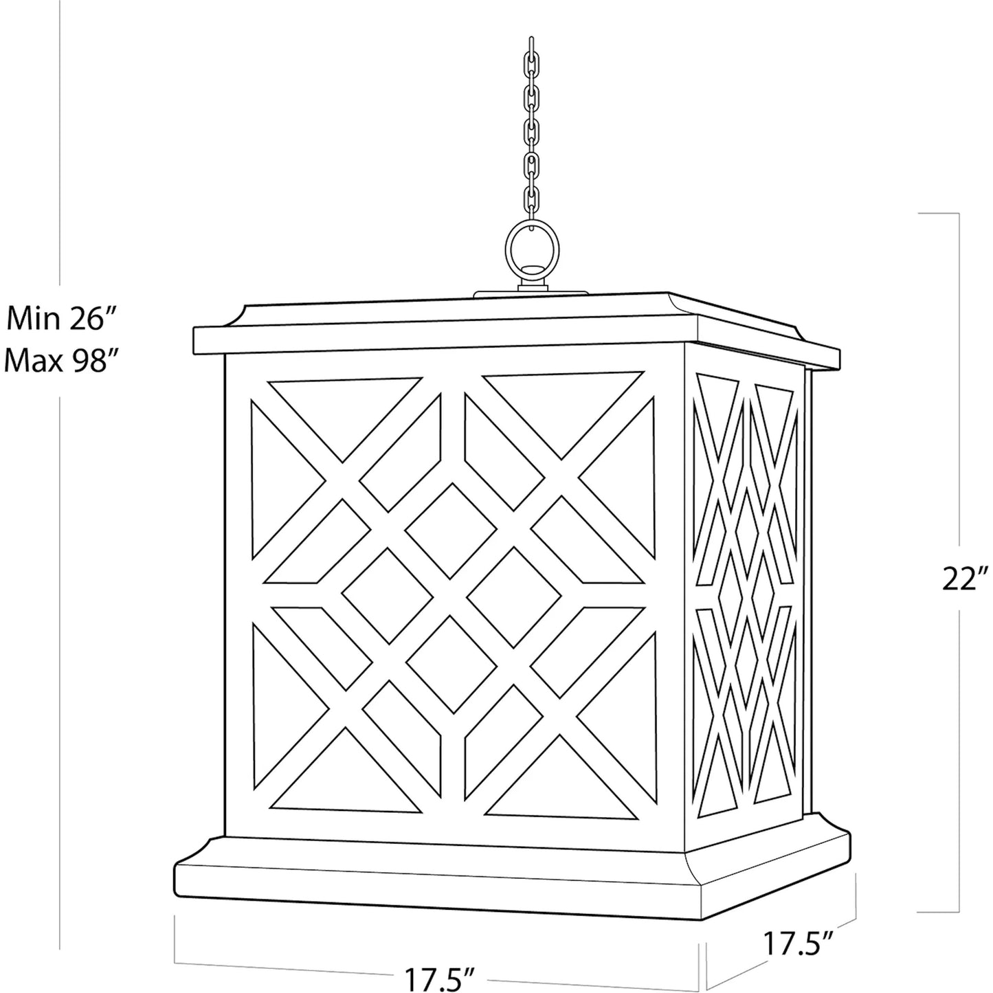 010 SI-1759133 | Lifestyle | Chatham Natural Lantern by Regina Andrew. Made from wood in a cottage & farmhouse style.
