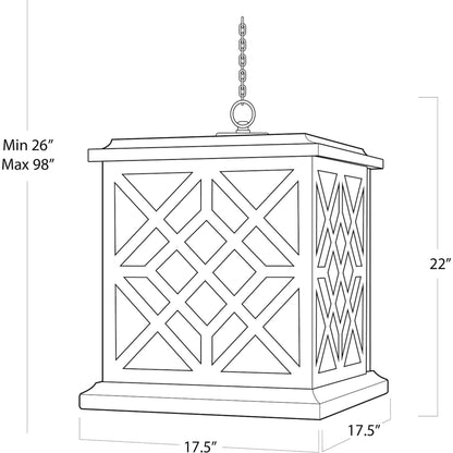 Chatham Natural Lantern by Regina Andrew. Made from wood in a cottage & farmhouse style.