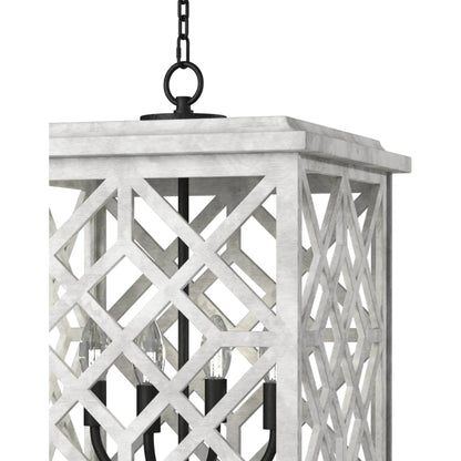 Chatham White Lantern by Regina Andrew in white. Made from wood in a cottage & farmhouse style.