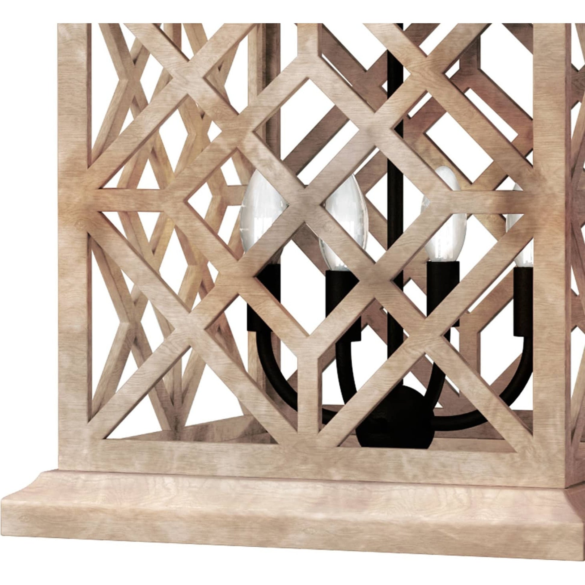 Chatham Natural Lantern by Regina Andrew. Made from wood in a cottage & farmhouse style.