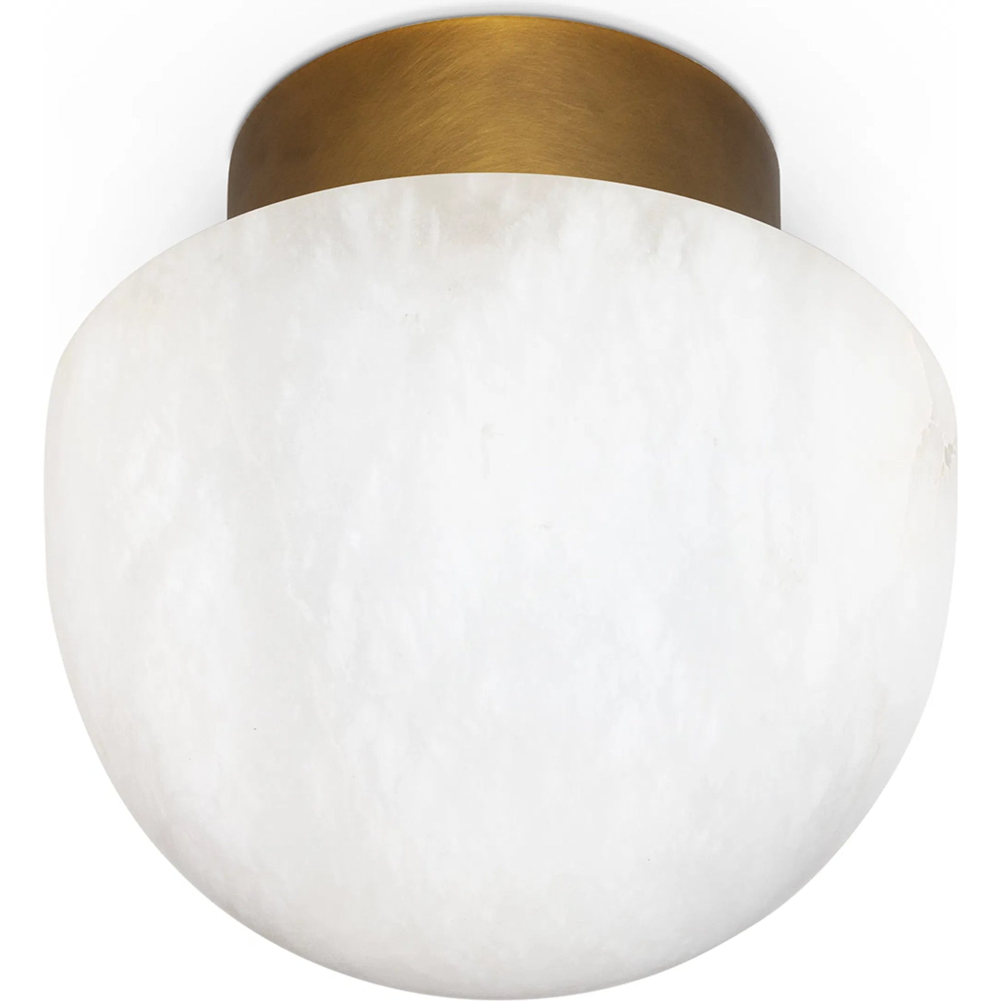 Parker Alabaster Flush Mount by Regina Andrew in natural stone. Made from alabaster in a modern style.