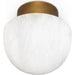 Parker Alabaster Flush Mount by Regina Andrew in natural stone. Made from alabaster in a modern style.