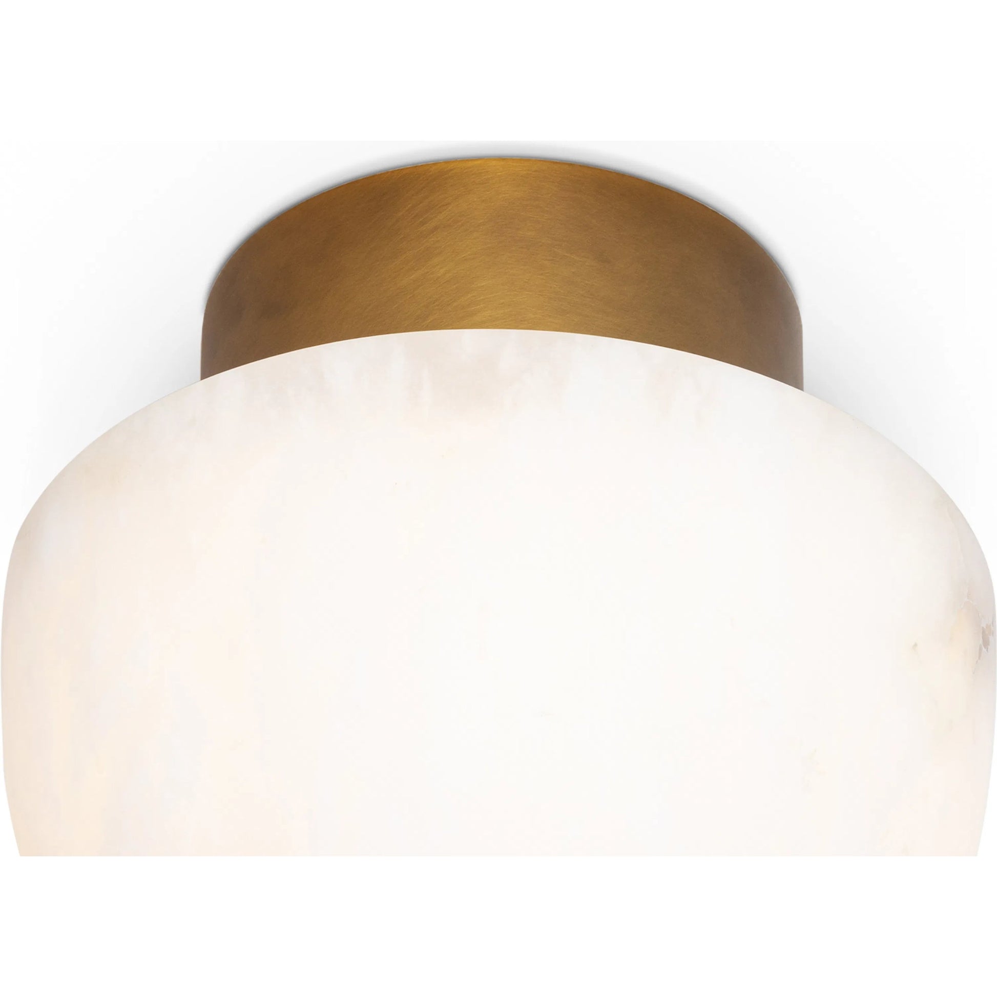 Parker Alabaster Flush Mount by Regina Andrew in natural stone. Made from alabaster in a modern style.