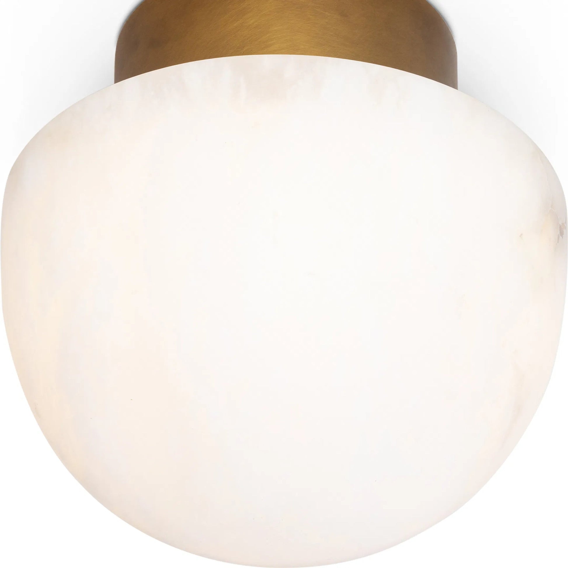 Parker Alabaster Flush Mount by Regina Andrew in natural stone. Made from alabaster in a modern style.