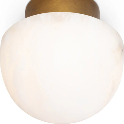 Parker Alabaster Flush Mount by Regina Andrew in natural stone. Made from alabaster in a modern style.