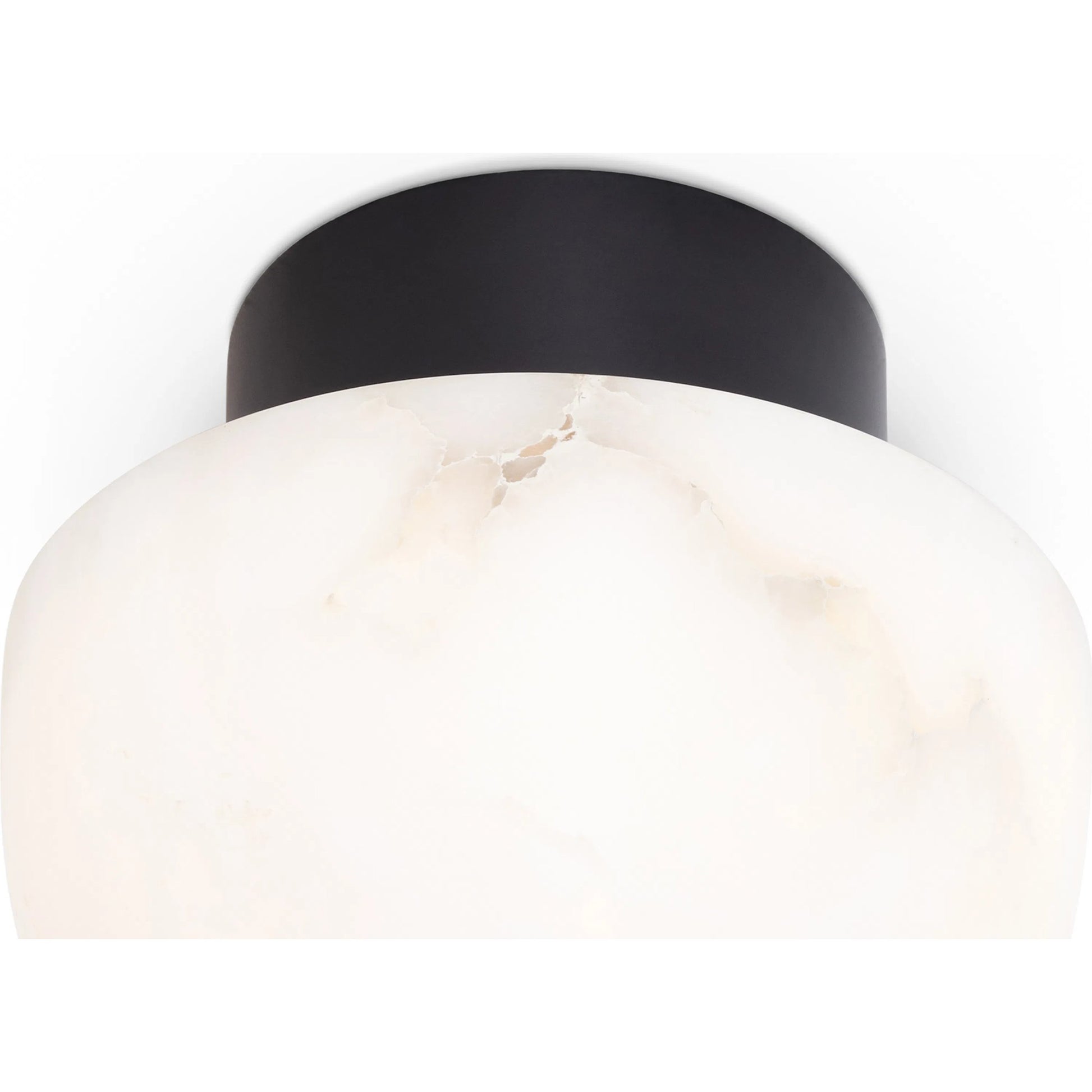 Parker Alabaster Flush Mount by Regina Andrew in natural stone. Made from alabaster in a modern style.