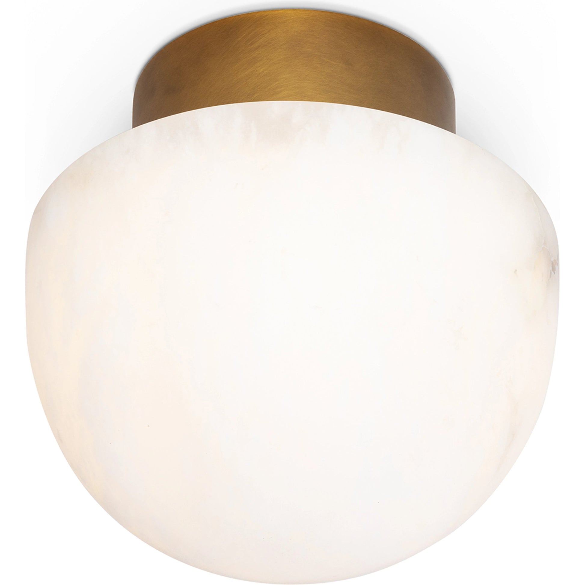 Parker Alabaster Flush Mount by Regina Andrew in natural stone. Made from alabaster in a modern style.