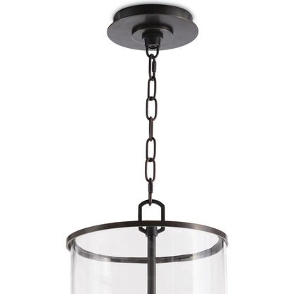 Adria Pendant by Regina Andrew in bronze and oil rubbed bronze. Made from glass, steel in a transitional style.