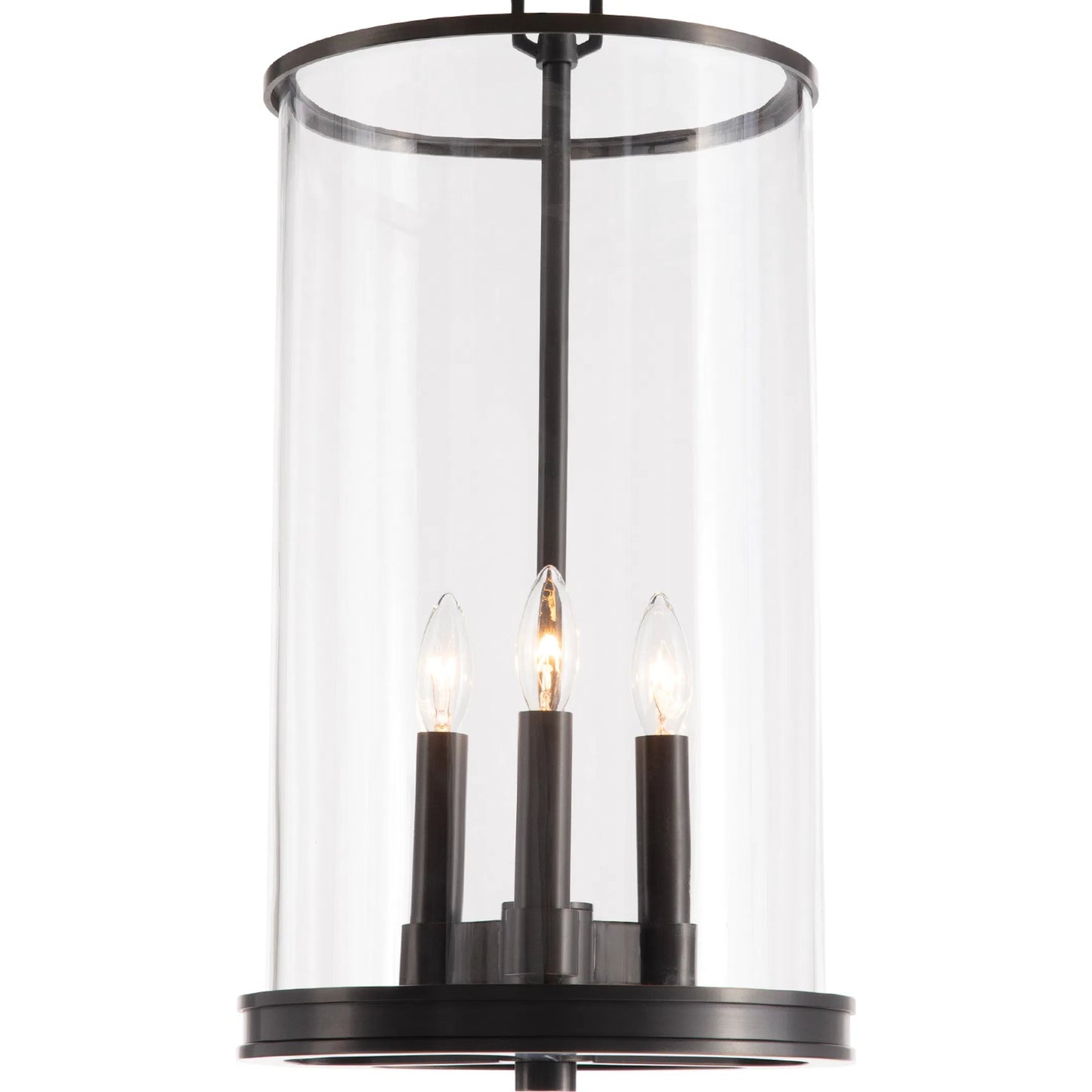 009 SI-1949196 | Closeup | Adria Pendant by Regina Andrew in bronze and oil rubbed bronze. Made from glass, steel in a transitional style.