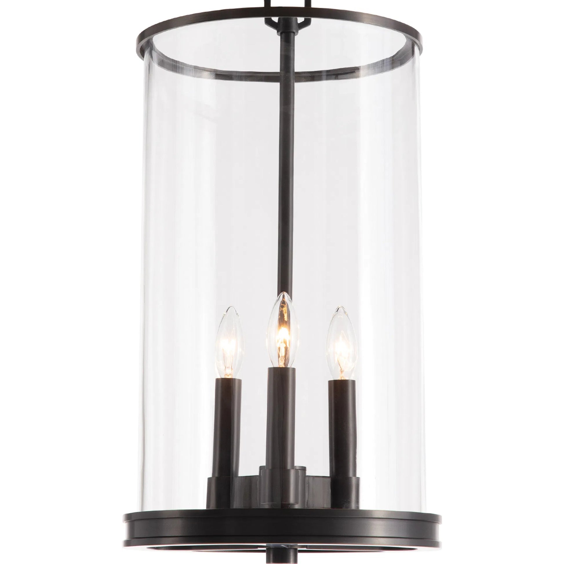 Adria Pendant by Regina Andrew in bronze and oil rubbed bronze. Made from glass, steel in a transitional style.