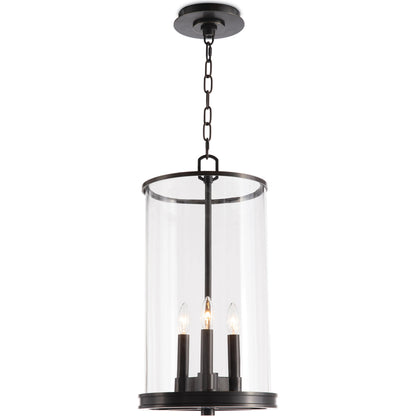 Adria Pendant by Regina Andrew in bronze and oil rubbed bronze. Made from glass, steel in a transitional style.