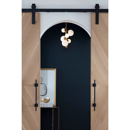 Styx Vertical Pendant by Regina Andrew. Made from steel in a modern style.