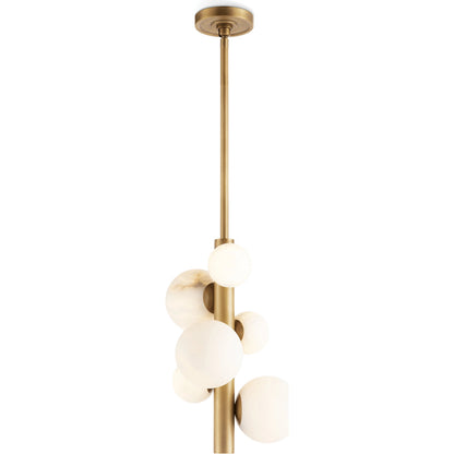 Styx Vertical Pendant by Regina Andrew. Made from steel in a modern style.