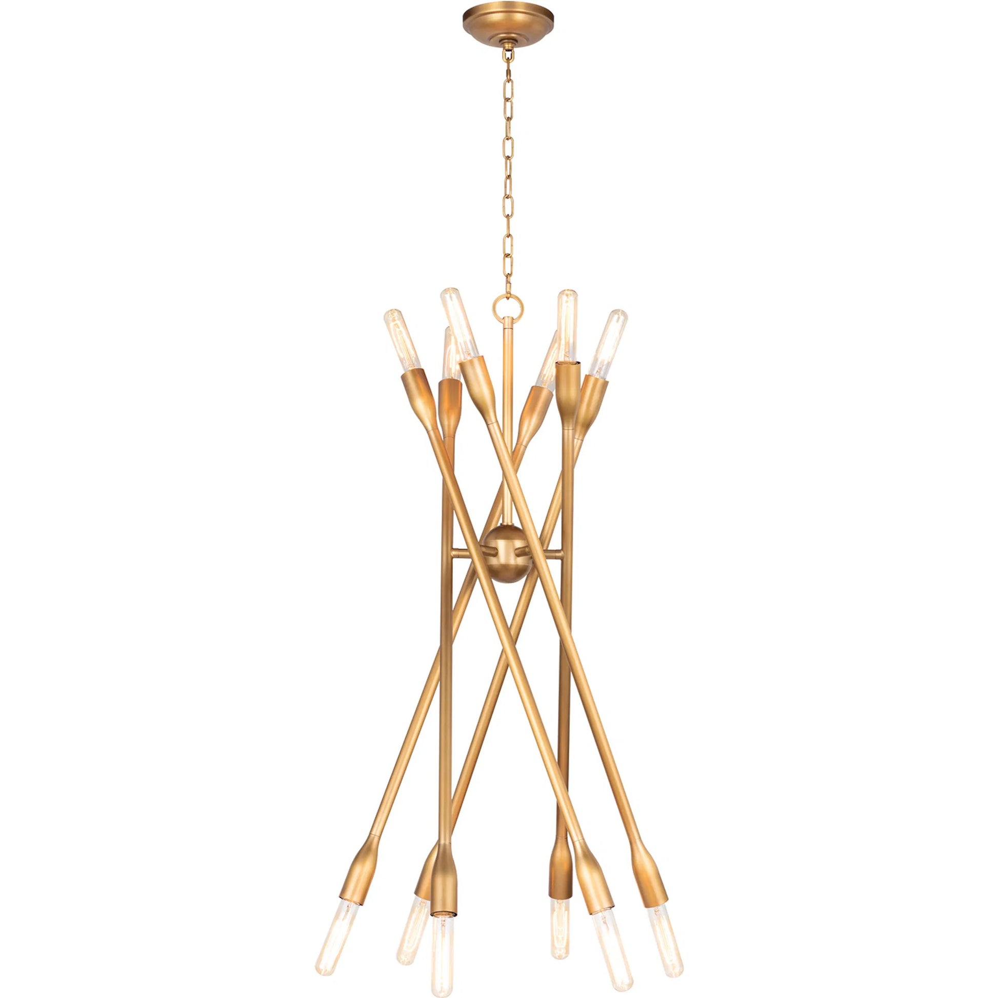Cobra Chandelier by Regina Andrew. Made from steel in a modern style.