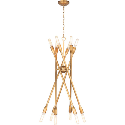 Cobra Chandelier by Regina Andrew. Made from steel in a modern style.
