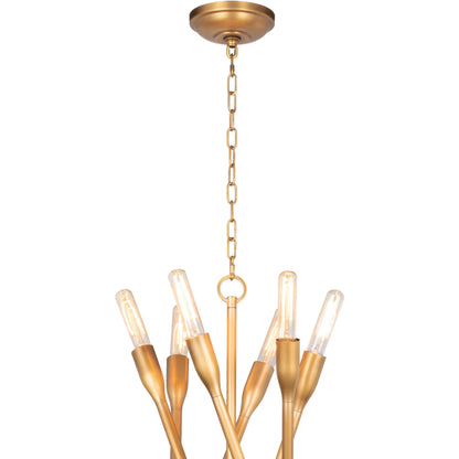 Cobra Chandelier by Regina Andrew. Made from steel in a modern style.