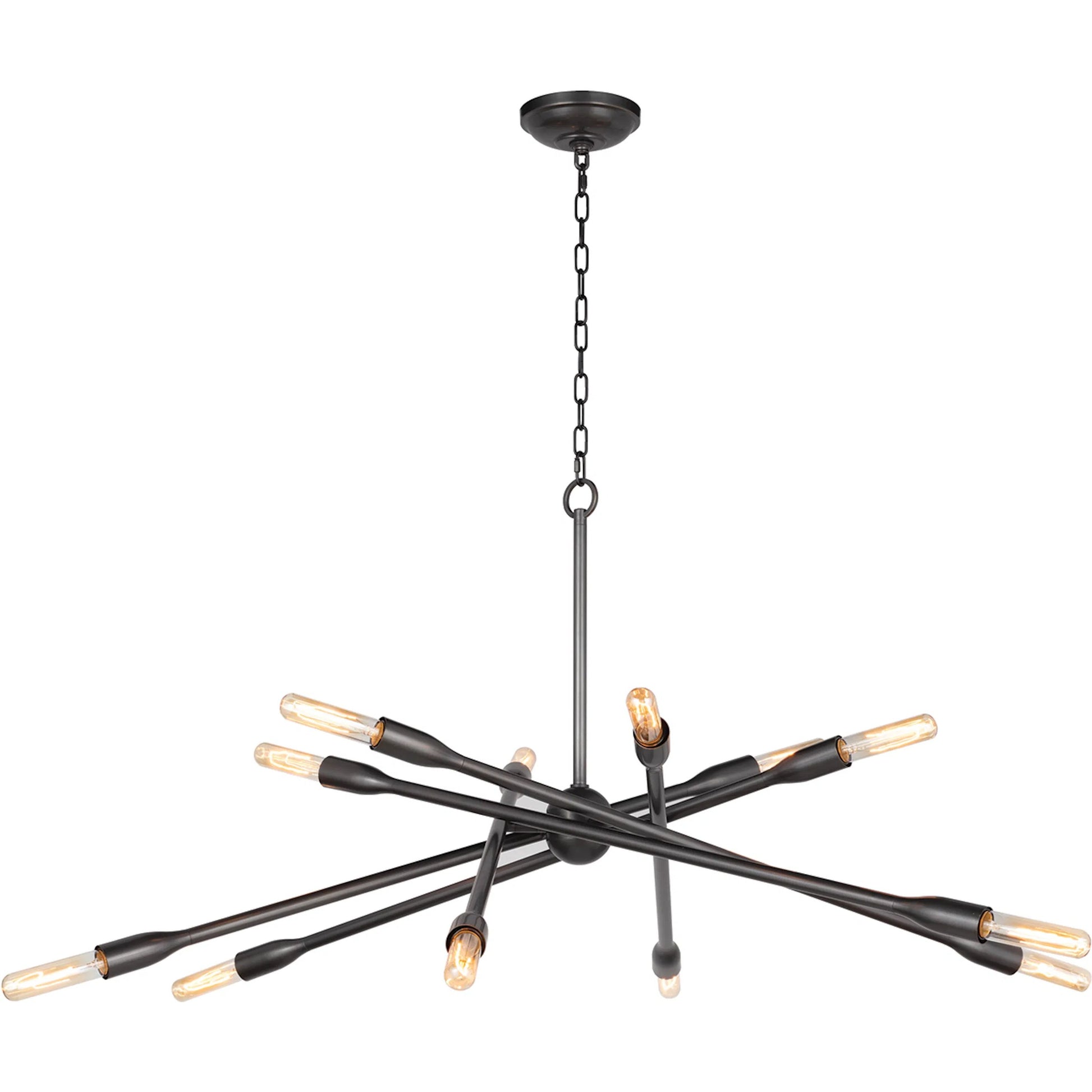 Cobra Chandelier by Regina Andrew. Made from steel in a modern style.