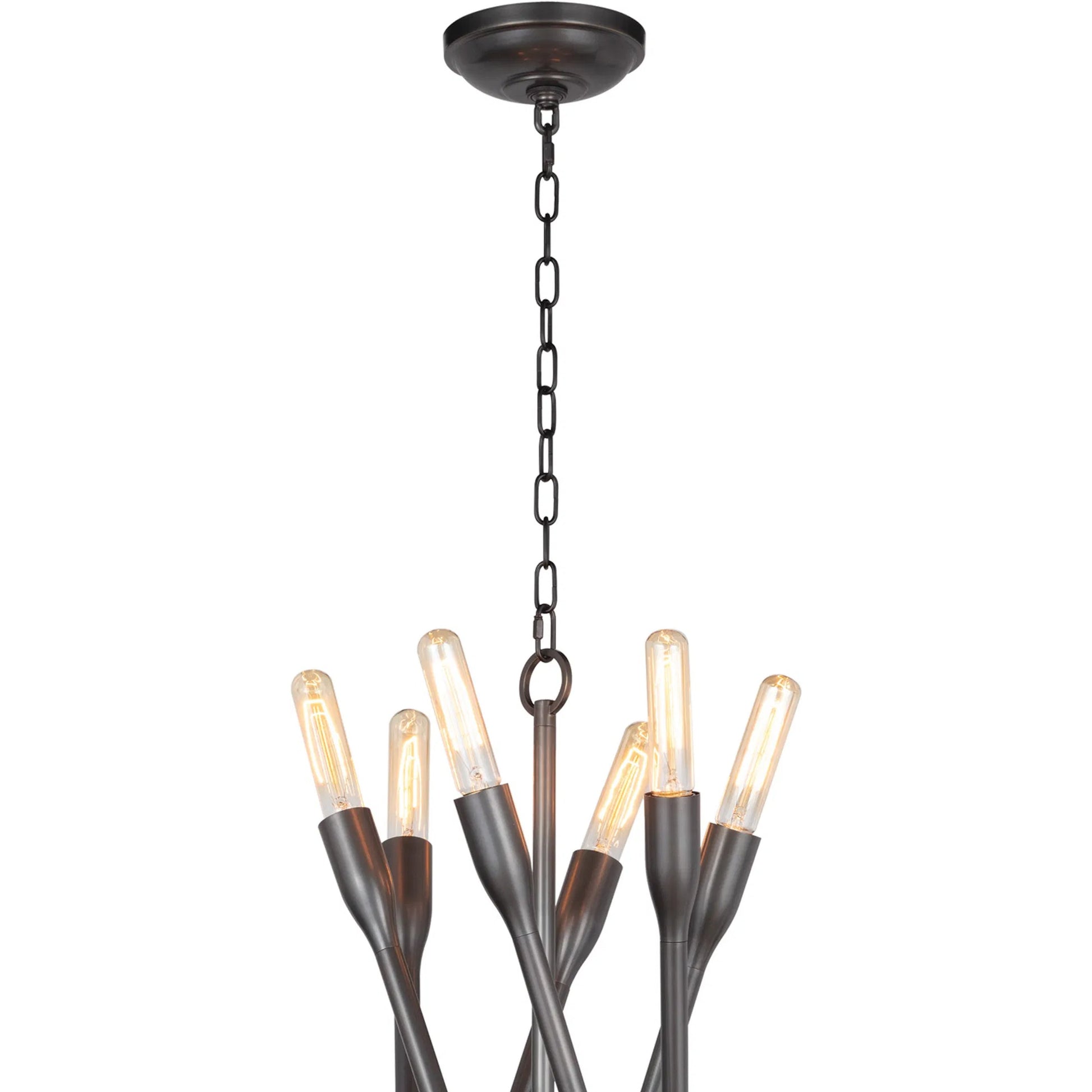 Cobra Chandelier by Regina Andrew. Made from steel in a modern style.