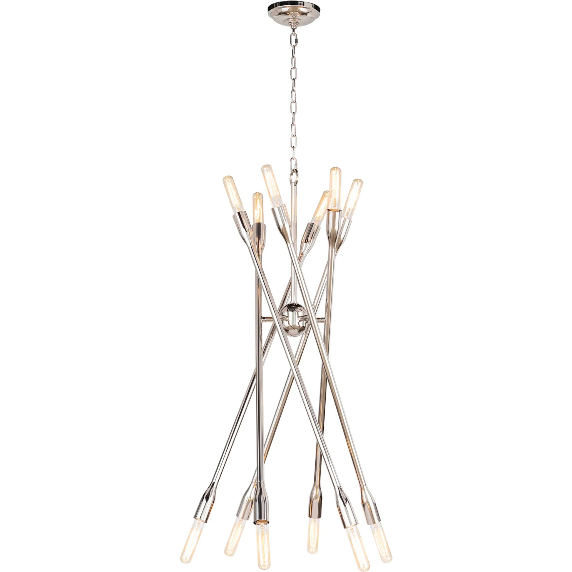 Cobra Chandelier by Regina Andrew. Made from steel in a modern style.