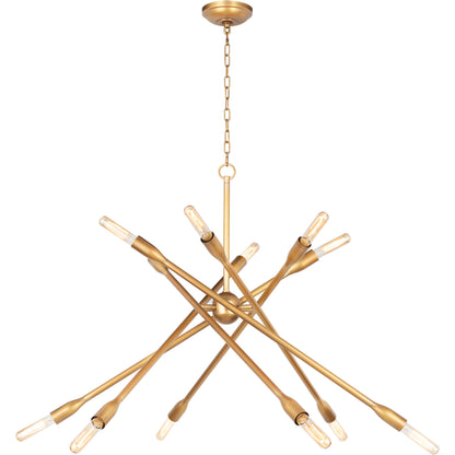 Cobra Chandelier by Regina Andrew. Made from steel in a modern style.