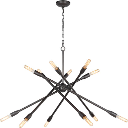 Cobra Chandelier by Regina Andrew. Made from steel in a modern style.