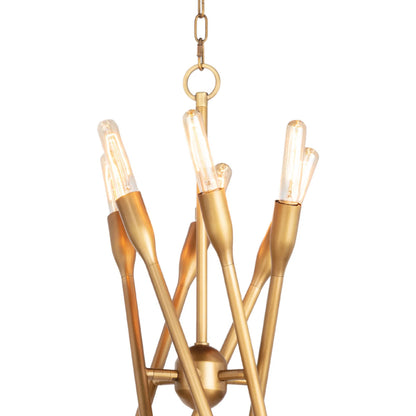 Cobra Chandelier by Regina Andrew. Made from steel in a modern style.
