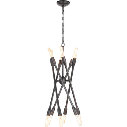 Cobra Chandelier by Regina Andrew. Made from steel in a modern style.