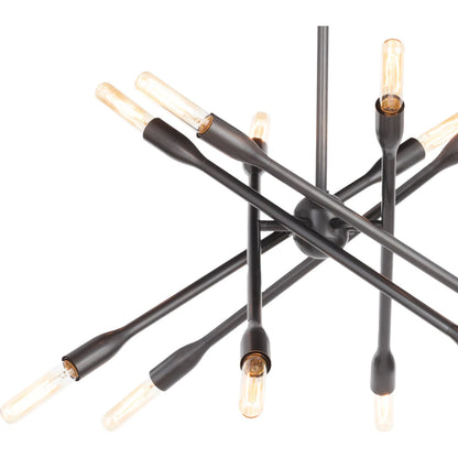 Cobra Chandelier by Regina Andrew. Made from steel in a modern style.