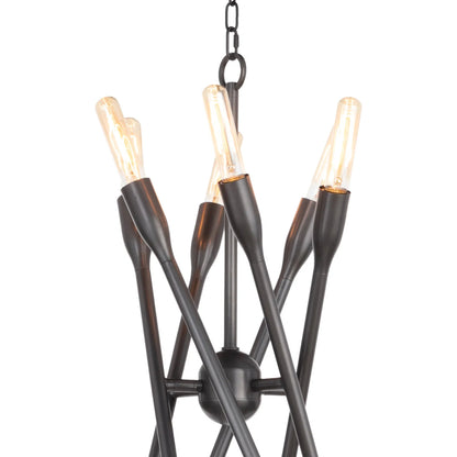 Cobra Chandelier by Regina Andrew. Made from steel in a modern style.