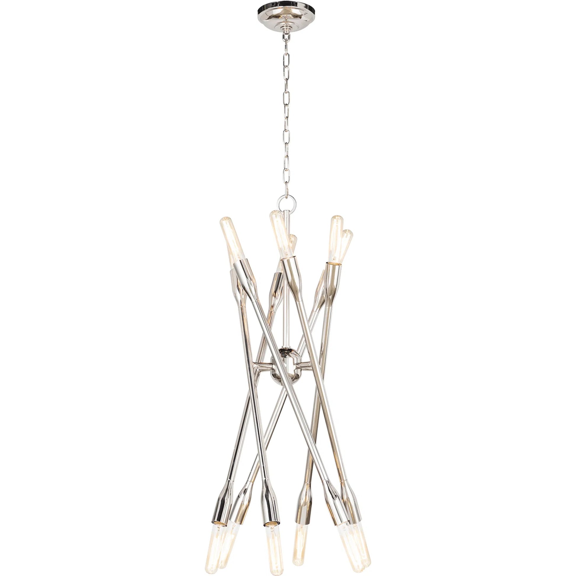 Cobra Chandelier by Regina Andrew. Made from steel in a modern style.