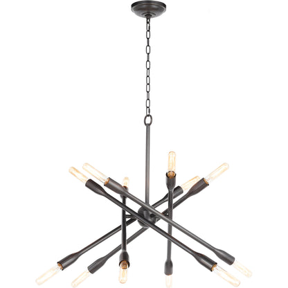 Cobra Chandelier by Regina Andrew. Made from steel in a modern style.