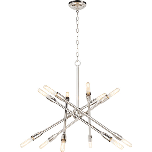Cobra Chandelier by Regina Andrew. Made from steel in a modern style.
